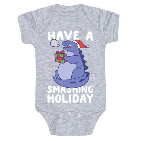 Have a Smashing Holiday - Godzilla Baby One-Piece