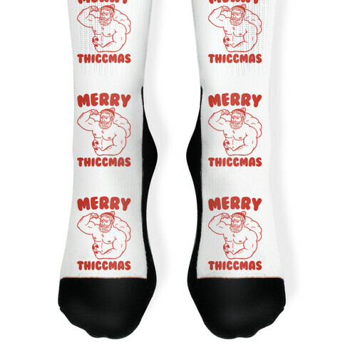 Merry Thiccmas Parody Sock