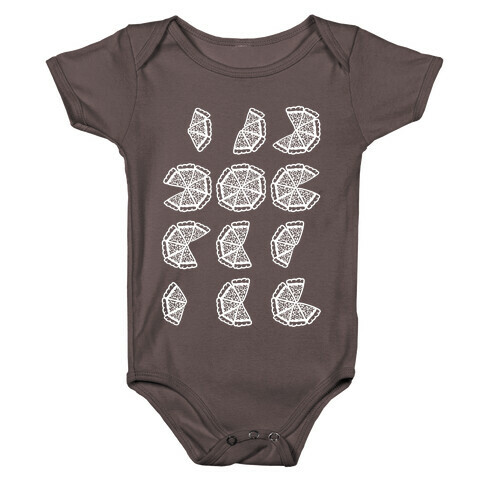 Waxing and Waning Pizza Baby One-Piece