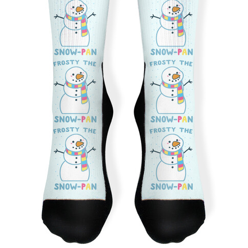 Frosty the Snow-Pan Sock