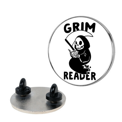 Grim Reader Pin