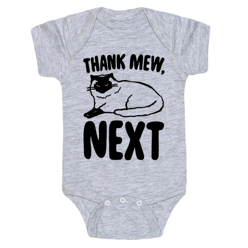 Thank Mew Next Cat Parody Baby One-Piece