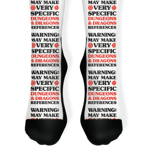 Warning: May Make Very Specific Dungeons & Dragons References Sock