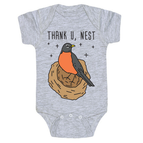 Thank U, Nest - Bird Baby One-Piece