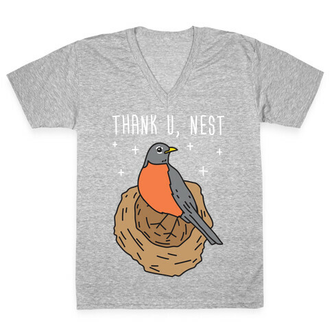 Thank U, Nest - Bird V-Neck Tee Shirt