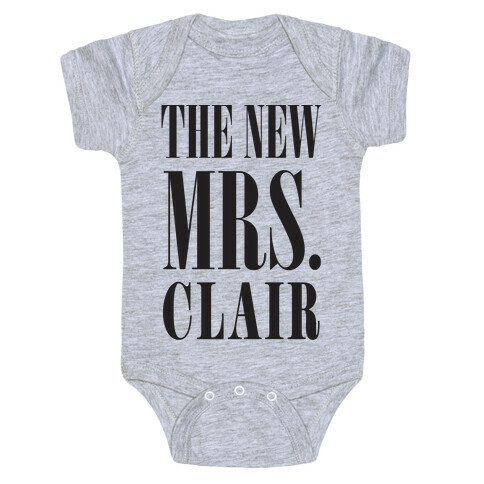 The New Mrs. Clair Baby One-Piece