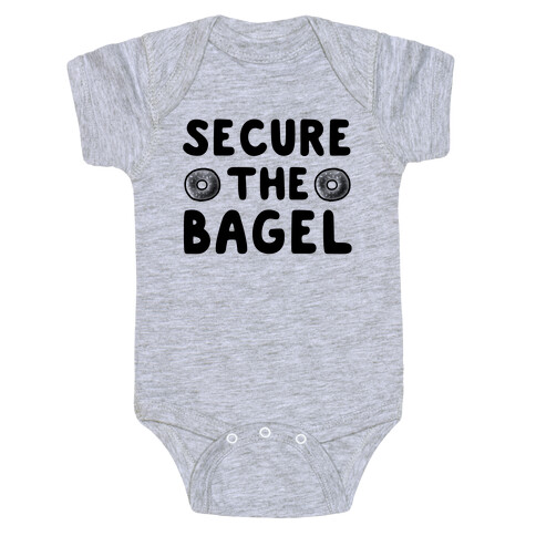 Secure the Bagel Baby One-Piece