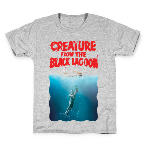 Black Lagoon (Jaws Parody) Kids T-Shirt