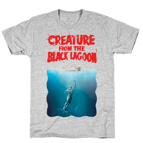 Black Lagoon (Jaws Parody) T-Shirt