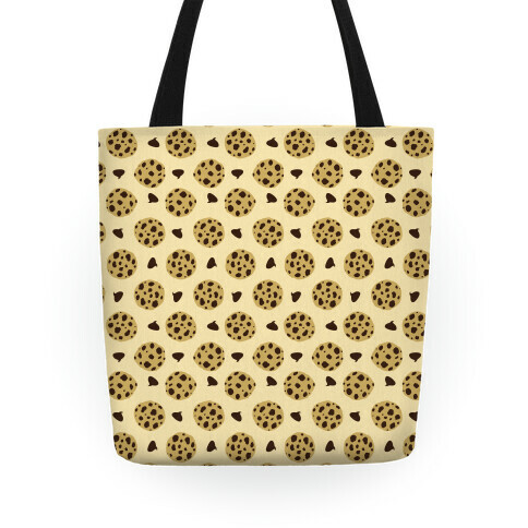 Chocolate Chip Cookies Pattern Tote