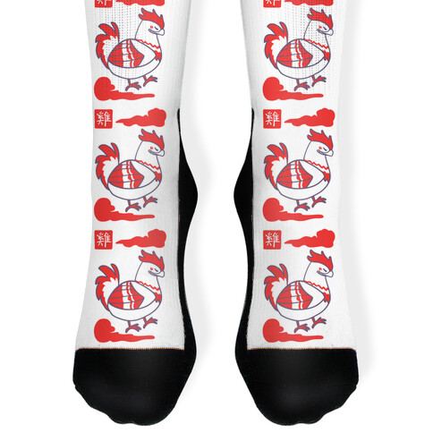 Rooster - Chinese Zodiac Sock