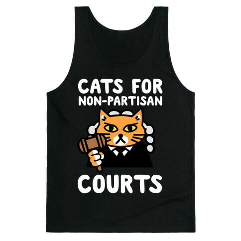 Cats for Non-Partisan Courts Tank Top