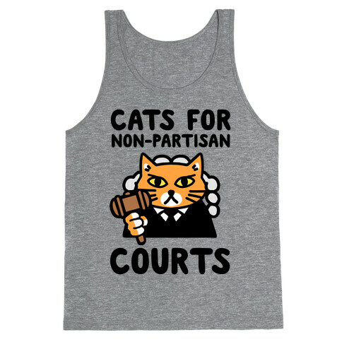 Cats for Non-Partisan Courts Tank Top