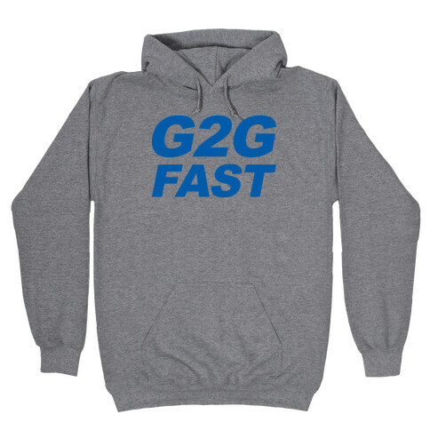 G2G Fast Sonic Parody Hooded Sweatshirt