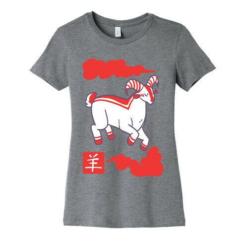 Goat - Chinese Zodiac Womens T-Shirt