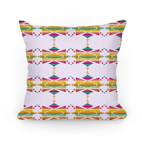 Aztec Print Pattern Pillow