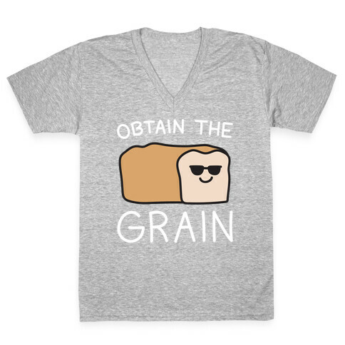 Obtain The Grain V-Neck Tee Shirt
