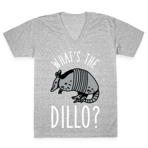 What's the Dillo? V-Neck Tee Shirt