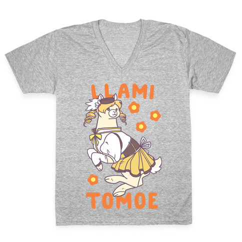 Llami Tomoe V-Neck Tee Shirt