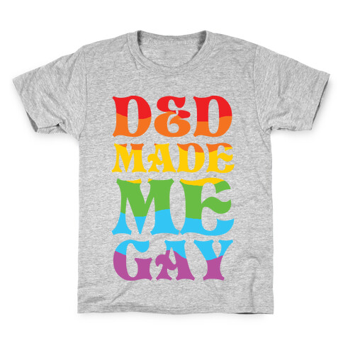 D&D Made Me Gay Kids T-Shirt