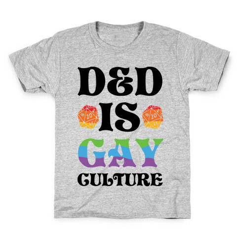 D&D Is Gay Culture Kids T-Shirt