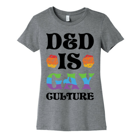 D&D Is Gay Culture Womens T-Shirt