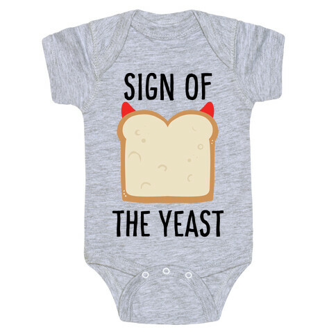 Sign of the Yeast Baby One-Piece