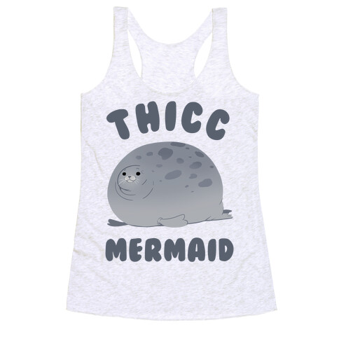 Thicc Mermaid Racerback Tank Top