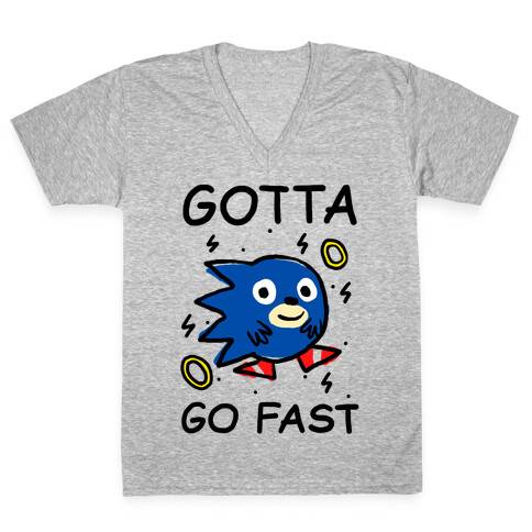 Gotta Go Fast V-Neck Tee Shirt