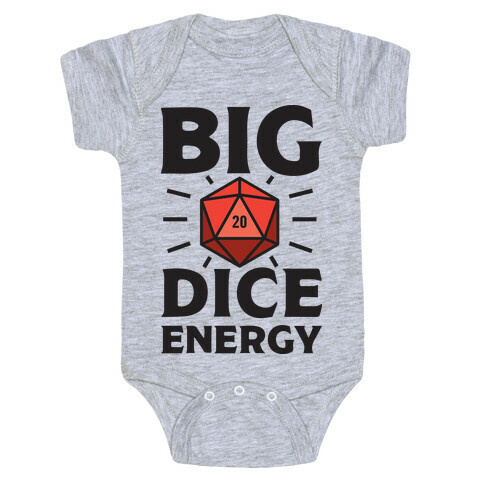 Big Dice Energy D20 Baby One-Piece