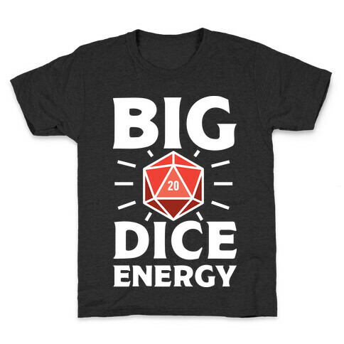 Big Dice Energy D20 Kids T-Shirt