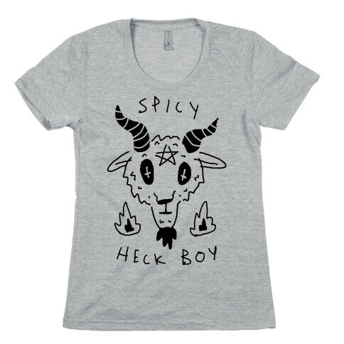 Spicy Heck Boy Satan Womens T-Shirt