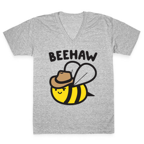 Beehaw Cowboy Bee V-Neck Tee Shirt