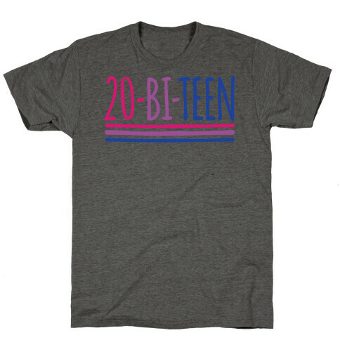 20-Bi-Teen White Print  T-Shirt