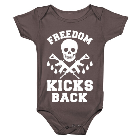 Freedom Kicks Back Baby One-Piece