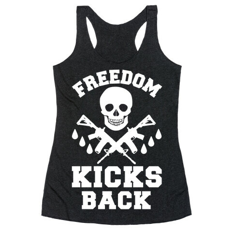 Freedom Kicks Back Racerback Tank Top