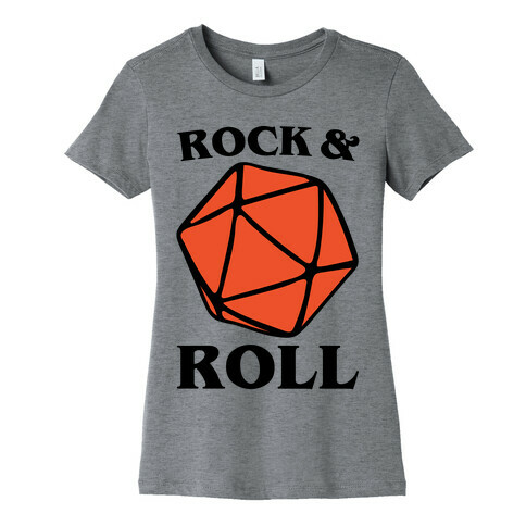 Rock and Roll D & D Parody Womens T-Shirt