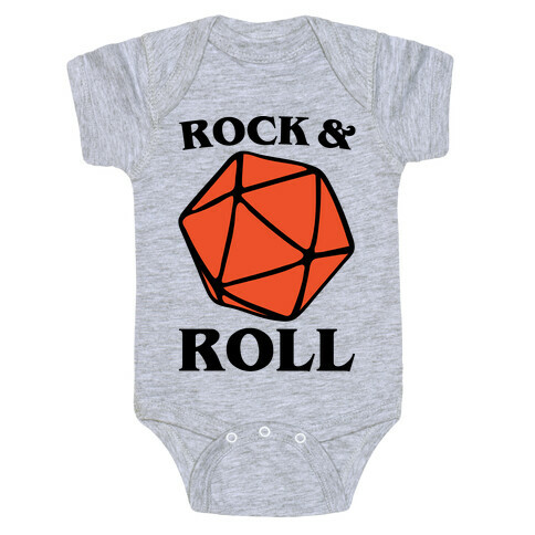 Rock and Roll D & D Parody Baby One-Piece