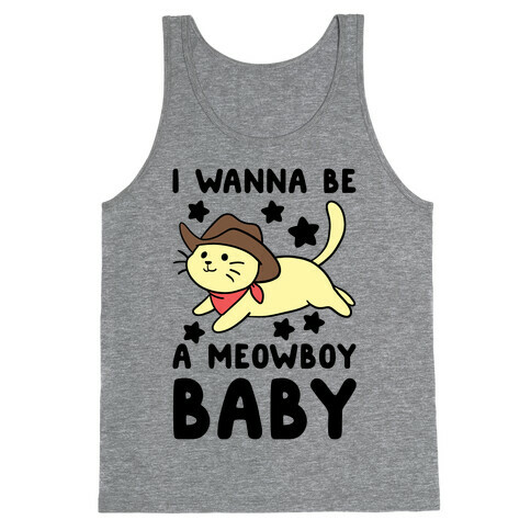 I Wanna be a Meowboy, Baby Tank Top