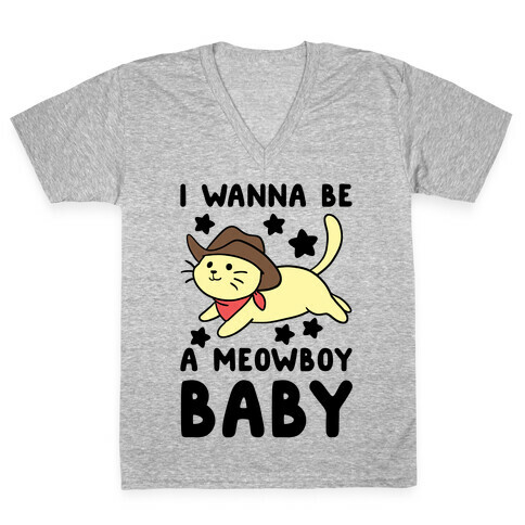 I Wanna be a Meowboy, Baby V-Neck Tee Shirt
