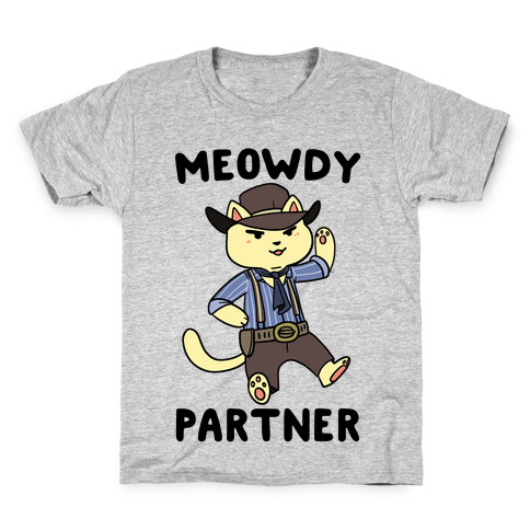 Meowdy, Partner - Arthur Morgan Kids T-Shirt