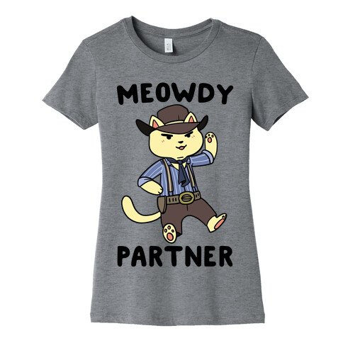 Meowdy, Partner - Arthur Morgan Womens T-Shirt