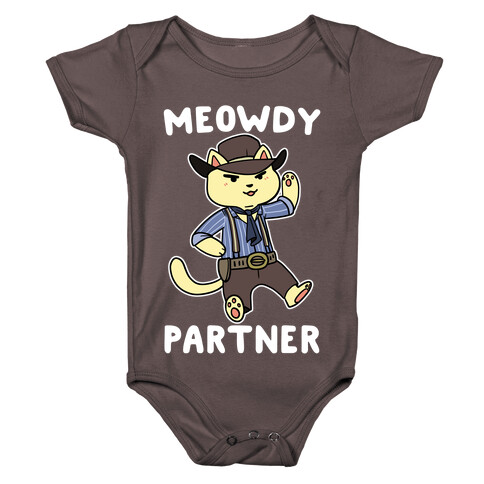 Meowdy, Partner - Arthur Morgan Baby One-Piece