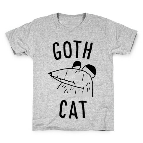 Goth Cat Kids T-Shirt