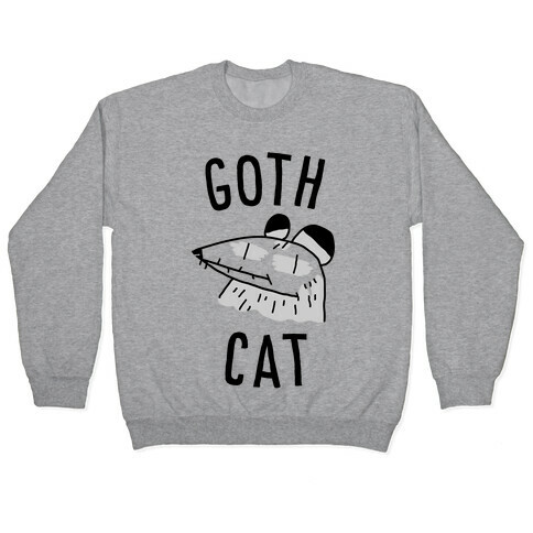 Goth Cat Pullover