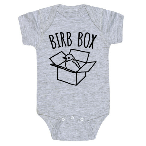 Birb Box Parody Baby One-Piece