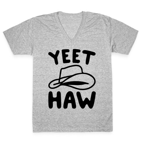 Yeet Haw Parody V-Neck Tee Shirt