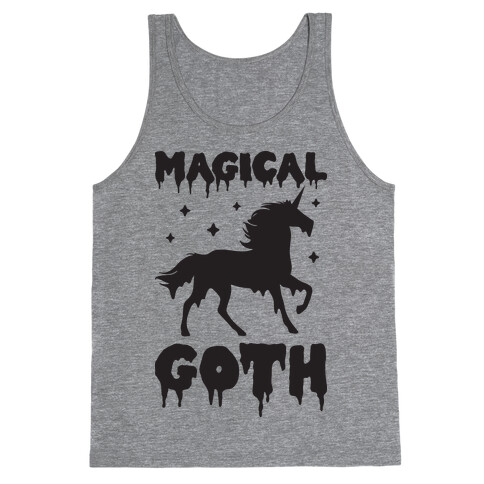 Magical Goth Unicorn Tank Top