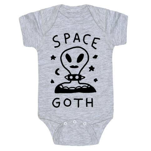 Space Goth Alien Baby One-Piece