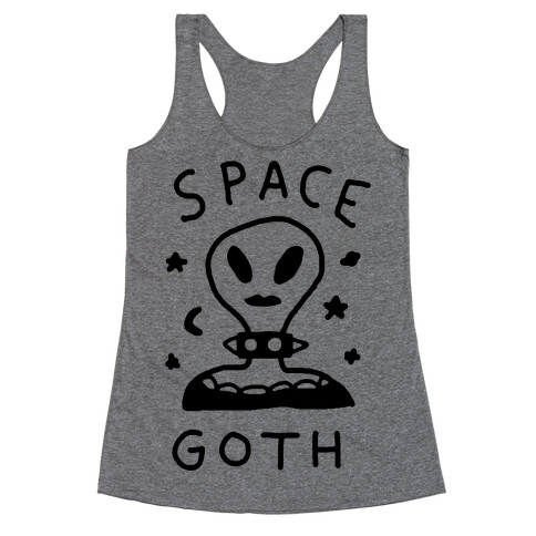 Space Goth Alien Racerback Tank Top